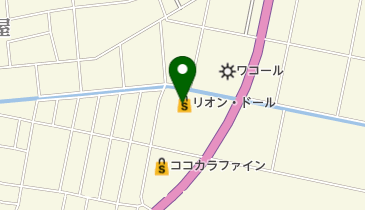 リオン・ドール西川店の地図画像