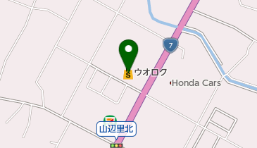 ウオロク村上東店の地図画像