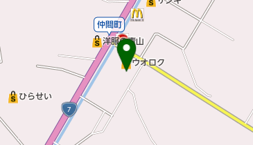ウオロク村上店の地図画像