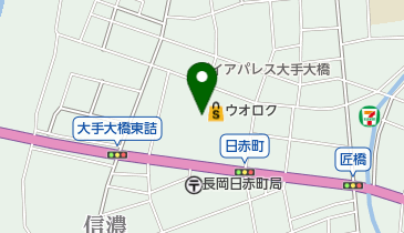 ウオロク長岡店の地図画像