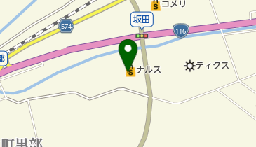 ナルスにしやま店の地図画像