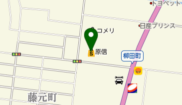 原信柏崎東店の地図画像