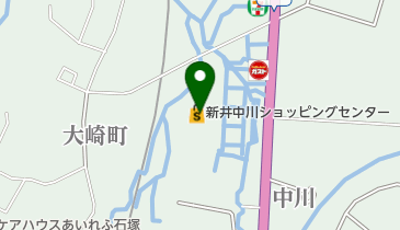 原信新井中川店の地図画像