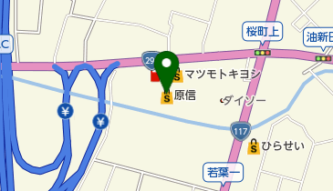 原信桜町店の地図画像