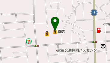 原信見附店の地図画像