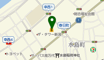 原信南万代店の地図画像
