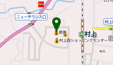 原信村上西店の地図画像