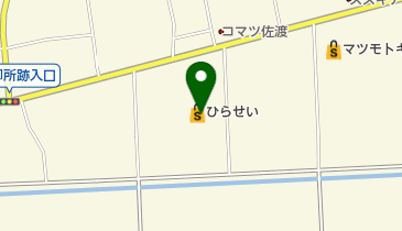 ひらせいホームセンター食良品館佐渡店の地図画像