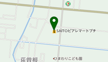 SAITOピアレマートプチ五泉店の地図画像