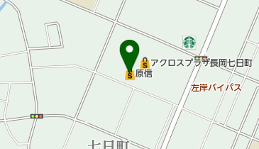 原信七日町店の地図画像