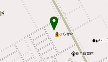 ひらせいホームセンター生鮮広場横越店の地図画像
