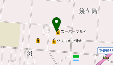 スーパーマルイ分水店の地図画像