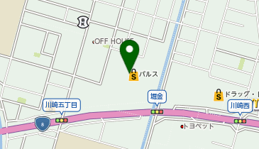 角上魚類長岡店の地図画像