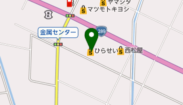 ひらせいホームセンター燕店の地図画像