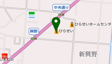 ひらせいホームセンター分水店の地図画像