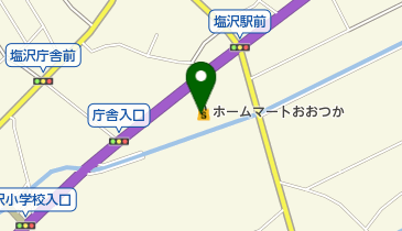 ホームマートおおつか塩沢店の地図画像