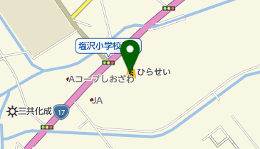 ひらせいホームセンター塩沢店の地図画像