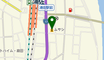 ホームセンタームサシ浦佐店の地図画像
