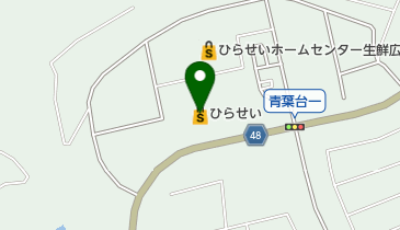 ひらせいホームセンター長岡ニュータウン店の地図画像