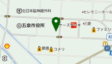 ドラッグ・トップス五泉店の地図画像