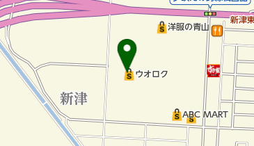 ココカラファインコモタウン新津店の地図画像