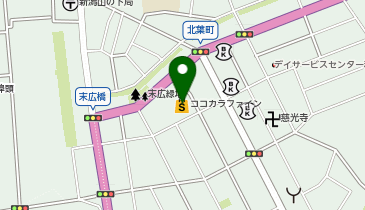 ココカラファイン山の下店の地図画像