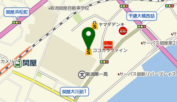 ココカラファイン関屋店の地図画像