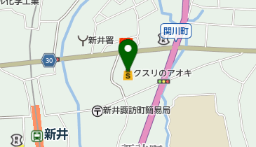 クスリのアオキ新井店の地図画像