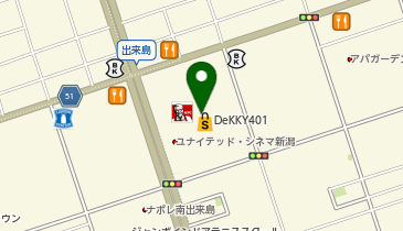 マツモトキヨシデッキー401店の地図画像