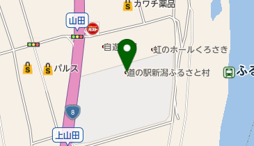 ふるさと村バザール館の地図画像