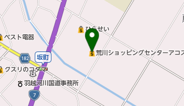 荒川ショッピングセンターアコスの地図画像