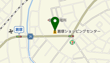 葛塚ショッピングセンターの地図画像