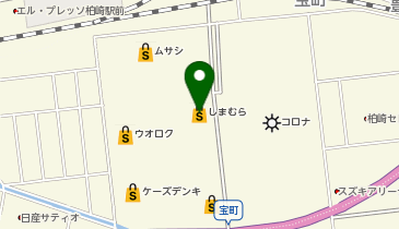 ファッションセンターしまむらコモタウン店の地図画像