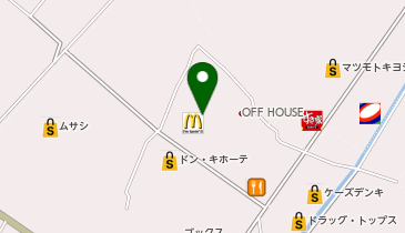 ハニーズ十日町店の地図画像