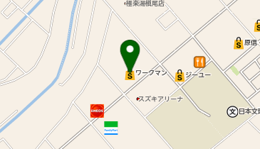 ワークマンプラス新潟内野店の地図画像