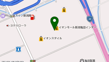 H&Mイオンモール新潟南の地図画像