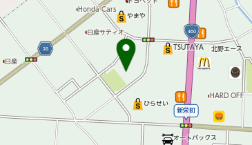 ゴルフパートナー新発田店の地図画像