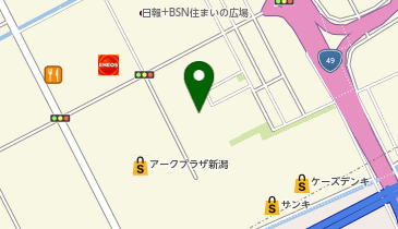 石井スポーツ新潟店の地図画像