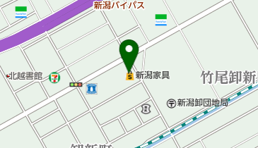 ビッグウッドFC新潟店の地図画像