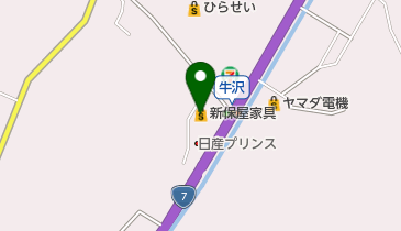 新保屋家具(株)の地図画像