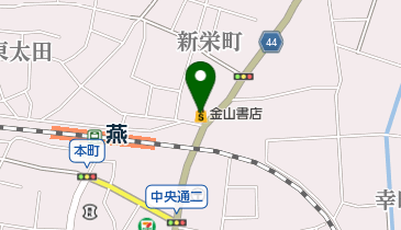 金山書店の地図画像