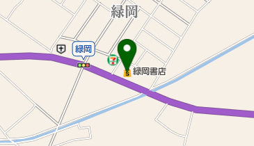 緑岡書店の地図画像