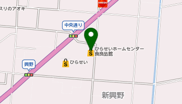 ダイソーひらせい分水店の地図画像