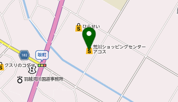 100円ショップ荒川アコス店の地図画像