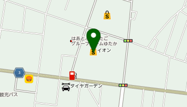auショップイオン新潟東の地図画像