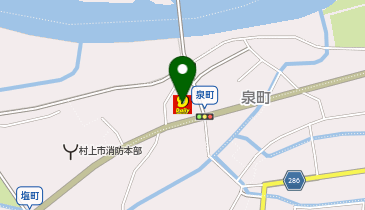 デイリーヤマザキ村上泉町店の地図画像