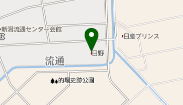 新潟日野自動車新潟営業所の地図画像