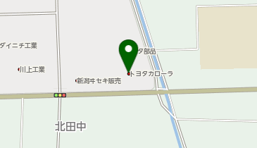 トヨタカローラ新潟白根店の地図画像