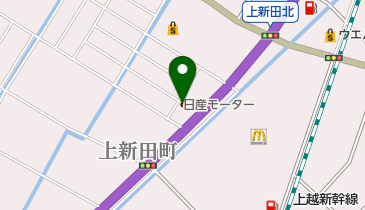 新潟日産モーターはーとぴあ見附の地図画像