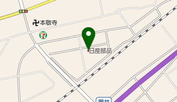 日産部品新潟販売上越営業所の地図画像